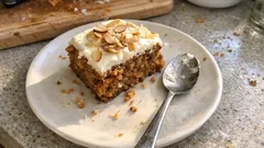 No-Added-Sugar Carrot Cake That’s Naturally Sweet (Made with Apples and Almonds)