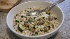 Creamy Zucchini and Italian Sausage Risotto That Tastes Like a Restaurant Treat