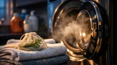Put a rosemary sprig in your laundry for a fresh, clean scent that lasts
