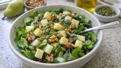 Pear, Emmental, and Walnut Insalatona—A Big Italian Salad You Can Make in Minutes