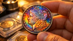 Why rainbow-toned Morgan dollars are commanding premiums in 2024
