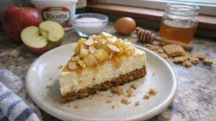 Italian-Style Apple Ricotta Cheesecake With a Buttery Cookie Crust