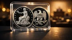 Why the Proof 1884 Trade dollar just sold for $1.14 million and what makes it so rare