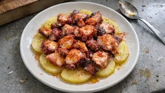 Pulpo a la Gallega: Tender Octopus and Potatoes with Olive Oil and Smoked Paprika