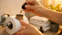 The toilet paper roll trick that keeps your bathroom smelling fresh without harsh sprays