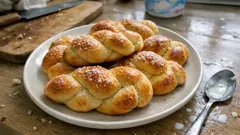 Soft Yogurt Braided Buns with Lemon and Vanilla—Fluffy Italian-Style Treccine at Home
