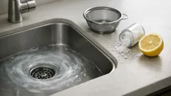 How to unclog a sink drain naturally with hot water and salt