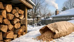 Firewood logs vs wood pellets: which heats your home cheaper and easier