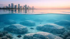 Miami Beach’s underwater traffic jam is turning 22 concrete cars into a living coral reef
